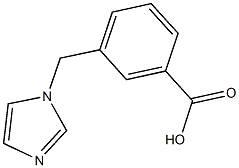3-(1H-imidazol-1-ylmethyl)benzoic acid 구조식 이미지