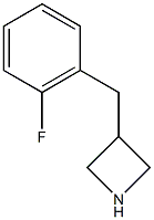 3-[(2-fluorophenyl)methyl]azetidine 구조식 이미지