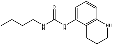 3-butyl-1-1,2,3,4-tetrahydroquinolin-5-ylurea 구조식 이미지