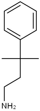 3-methyl-3-phenylbutan-1-amine Structure