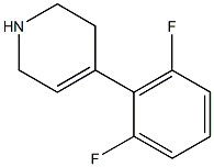 4-(2,6-difluorophenyl)-1,2,3,6-tetrahydropyridine Structure