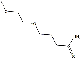 4-(2-methoxyethoxy)butanethioamide 구조식 이미지