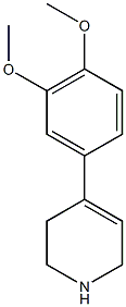 4-(3,4-dimethoxyphenyl)-1,2,3,6-tetrahydropyridine Structure