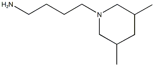 4-(3,5-dimethylpiperidin-1-yl)butan-1-amine Structure