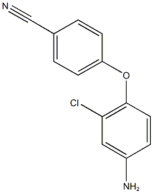 4-(4-amino-2-chlorophenoxy)benzonitrile Structure