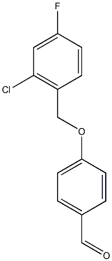 4-[(2-chloro-4-fluorophenyl)methoxy]benzaldehyde Structure