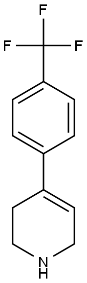 4-[4-(trifluoromethyl)phenyl]-1,2,3,6-tetrahydropyridine Structure