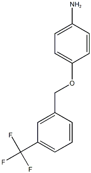 4-{[3-(trifluoromethyl)phenyl]methoxy}aniline Structure