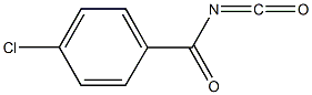 4-chlorobenzoyl isocyanate 구조식 이미지