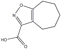 4H,5H,6H,7H,8H-cyclohepta[d][1,2]oxazole-3-carboxylic acid Structure