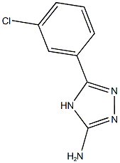 5-(3-chlorophenyl)-4H-1,2,4-triazol-3-amine 구조식 이미지