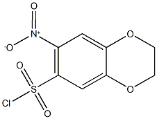 7-nitro-2,3-dihydro-1,4-benzodioxine-6-sulfonyl chloride Structure