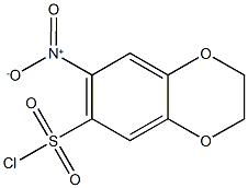 7-nitro-2,3-dihydro-1,4-benzodioxine-6-sulfonyl chloride 구조식 이미지