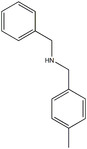 benzyl[(4-methylphenyl)methyl]amine 구조식 이미지