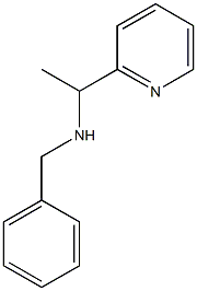 benzyl[1-(pyridin-2-yl)ethyl]amine Structure