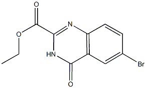 ethyl 6-bromo-4-oxo-3,4-dihydroquinazoline-2-carboxylate Structure