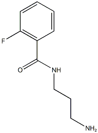 N-(3-aminopropyl)-2-fluorobenzamide 구조식 이미지