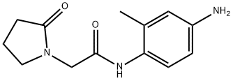 N-(4-amino-2-methylphenyl)-2-(2-oxopyrrolidin-1-yl)acetamide Structure