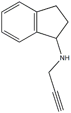 N-(prop-2-yn-1-yl)-2,3-dihydro-1H-inden-1-amine Structure