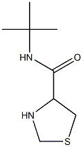 N-(tert-butyl)-1,3-thiazolidine-4-carboxamide Structure