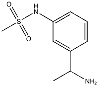 N-[3-(1-aminoethyl)phenyl]methanesulfonamide 구조식 이미지