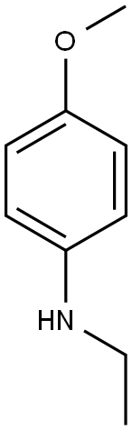 N-ethyl-4-methoxyaniline 구조식 이미지