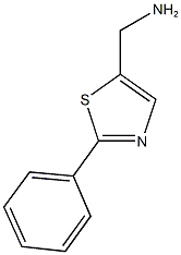 (2-phenyl-1,3-thiazol-5-yl)methanamine 구조식 이미지