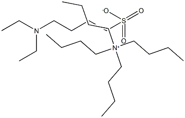 Tetrabutylammonium 4-(diethylamino)butane sulfonate 구조식 이미지