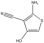 2-Amino-4-hydroxy-thiophene-3-carbonitrile 구조식 이미지