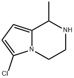 6-CHLORO-1-METHYL-1,2,3,4-TETRAHYDROPYRROLO[1,2-A]PYRAZINE Structure