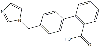 4''-(1H-IMIDAZOL-1-YLMETHYL)-1,1''-BIPHENYL-2-CARBOXYLIC ACID 구조식 이미지