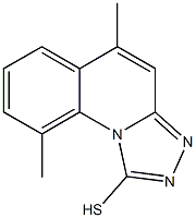 5,9-DIMETHYL[1,2,4]TRIAZOLO[4,3-A]QUINOLINE-1-THIOL Structure