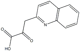 2-OXO-3-QUINOLIN-2-YLPROPANOIC ACID 구조식 이미지