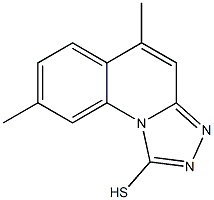 5,8-DIMETHYL[1,2,4]TRIAZOLO[4,3-A]QUINOLINE-1-THIOL Structure