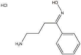 4-AMINO-1-PHENYLBUTAN-1-ONE OXIME HYDROCHLORIDE Structure