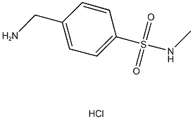 4-(AMINOMETHYL)-N-METHYLBENZENESULFONAMIDE HYDROCHLORIDE Structure