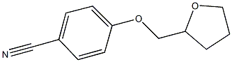 4-(TETRAHYDROFURAN-2-YLMETHOXY)BENZONITRILE Structure