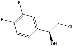 (1S)-2-CHLORO-1-(3,4-DIFLUOROPHENYL)ETHANOL Structure