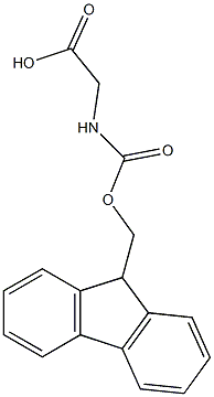 2-{[(9H-fluoren-9-ylmethoxy)carbonyl]amino}acetic acid 구조식 이미지