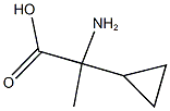 2-amino-2-cyclopropylpropanoic acid 구조식 이미지