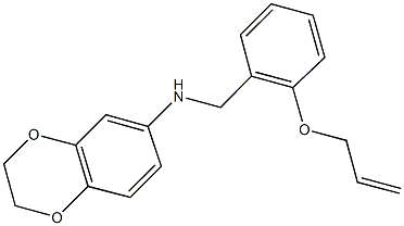 N-[2-(allyloxy)benzyl]-N-2,3-dihydro-1,4-benzodioxin-6-ylamine Structure