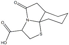 5-oxooctahydro-5H-[1,3]thiazolo[2,3-i]indole-3-carboxylic acid Structure