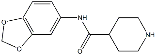 N-1,3-benzodioxol-5-ylpiperidine-4-carboxamide Structure