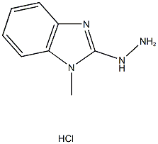 2-hydrazino-1-methyl-1H-benzimidazole hydrochloride 구조식 이미지