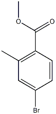METHYL 4-BROMO-2-METHYLBENZOATE Structure