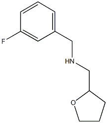 [(3-fluorophenyl)methyl](oxolan-2-ylmethyl)amine Structure