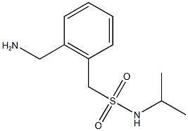 [2-(aminomethyl)phenyl]-N-(propan-2-yl)methanesulfonamide Structure