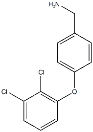 [4-(2,3-dichlorophenoxy)phenyl]methanamine 구조식 이미지