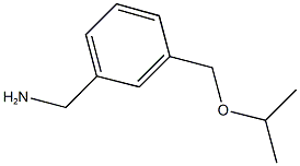 {3-[(propan-2-yloxy)methyl]phenyl}methanamine 구조식 이미지