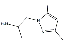 1-(3,5-dimethyl-1H-pyrazol-1-yl)propan-2-amine 구조식 이미지